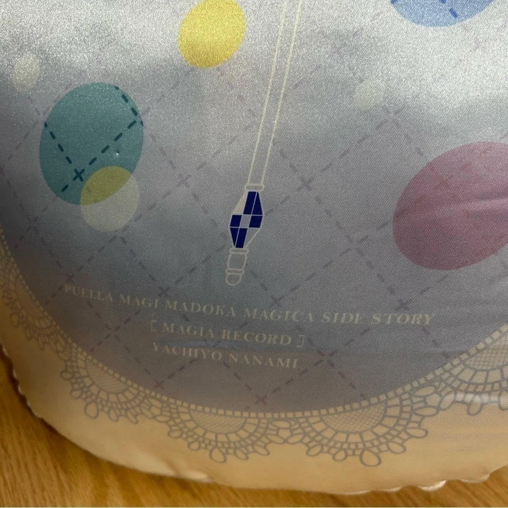 Yachiyo Nanami Pillow NWT White Blue Pink Flower Girl Anime
